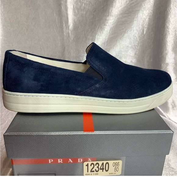 Prada suede slide sneaker - Picture 3 of 8